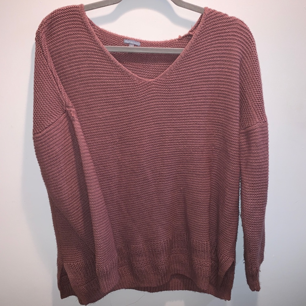V-neck sweater